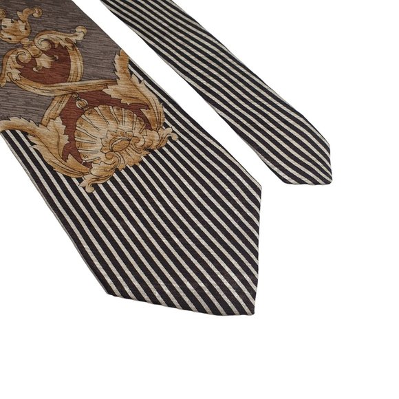 Bachrach Mens Necktie Italian Designer Accessory Vintage Office Dad Gift - Picture 3 of 6